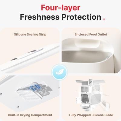 Show full view: Pet Marvel M3 Wifi Automatic Dog & Cat Feeder, 4.4-l slide 4 of 8