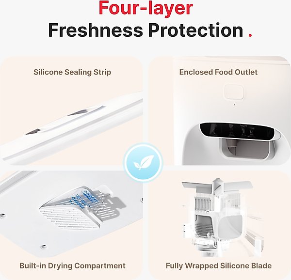 Show full view: Pet Marvel M3 Pro Wifi Camera Two-Way Video Automatic Dog & Cat Feeder, 4.4-l slide 6 of 9