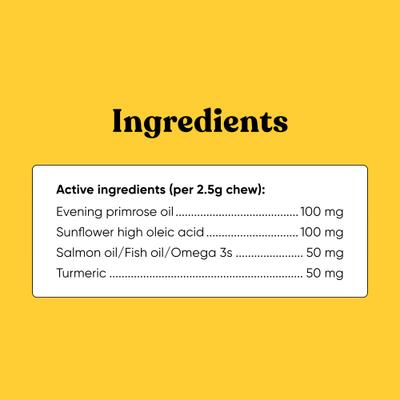 Show full view: Embark Allergy Bacon Flavored Soft Chew Skin & Coat Supplement for Dogs, 90 count slide 7 of 8