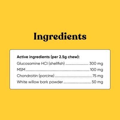 Show full view: Embark Joint Bacon Flavored Soft Chew Supplement for Dogs, 90 count slide 7 of 8