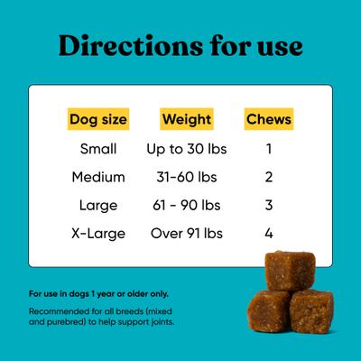 Show full view: Embark Joint Bacon Flavored Soft Chew Supplement for Dogs, 90 count slide 6 of 8