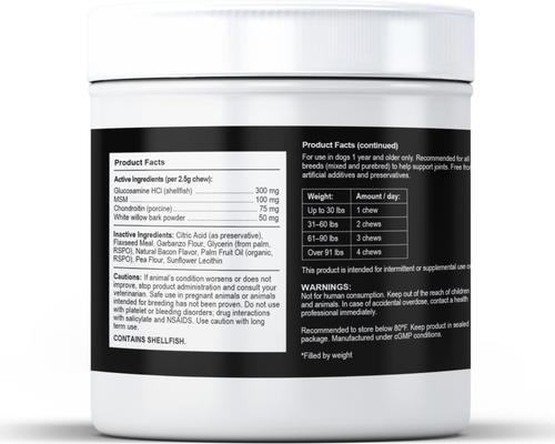 Show full view: Embark Joint Bacon Flavored Soft Chew Supplement for Dogs, 90 count slide 3 of 8