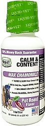 Liquid-Vet Calm & Content Support Pot Roast Flavor Liquid Calming Supplement for Dogs, 8-oz bottle, 2 count