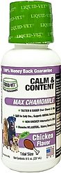 Liquid-Vet Calm & Content Support Chicken Flavor Calming Supplement for Dogs, 8-oz bottle, 2 count