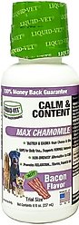 Liquid-Vet Calm & Content Support Bacon Flavor Liquid Calming Supplement for Dogs, 8-oz bottle, 2 count