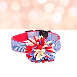 Mimi Green Firework Fourth of July Dog Collar Accessory, Small