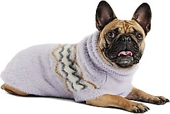 GF Pet Fuzzy Dog Sweater, Lavender, X-Small