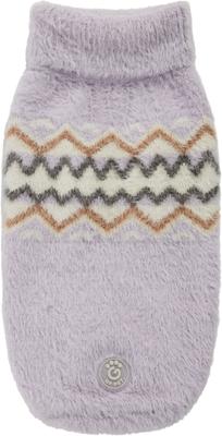 Show full view: GF Pet Fuzzy Dog Sweater, Lavender, Large slide 2 of 10
