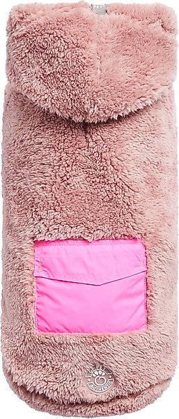 Show full view: GF Pet Cozy Dog Hoodie, Pink, X-Small slide 2 of 7