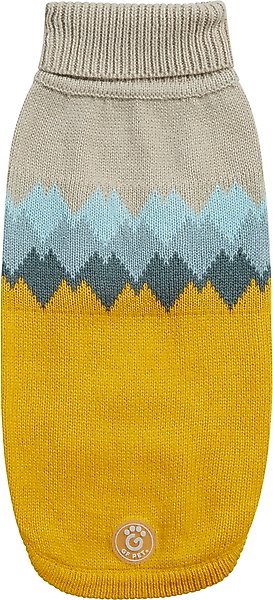 Show full view: GF Pet Fireside Dog Sweater, Yellow, XXXX-Large slide 2 of 6