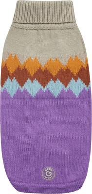 Show full view: GF Pet Fireside Dog Sweater, Purple, Small slide 2 of 7