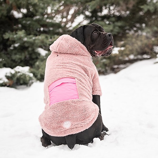 Show full view: GF Pet Cozy Dog Hoodie, Pink, X-Small slide 5 of 7