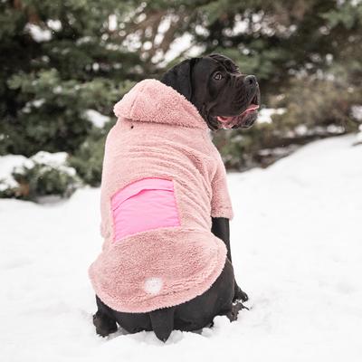 Show full view: GF Pet Cozy Dog Hoodie, Pink, Small slide 6 of 9