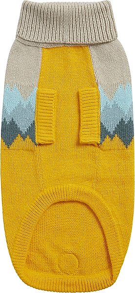 Show full view: GF Pet Fireside Dog Sweater, Yellow, XXXX-Large slide 3 of 6