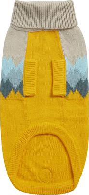 Show full view: GF Pet Fireside Dog Sweater, Yellow, XXXX-Large slide 4 of 8