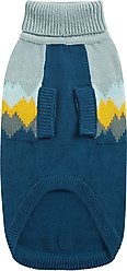 GF Pet Fireside Dog Sweater, Teal, X-Large slide 2 of 6
