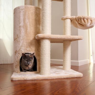 Show full view: Armarkat Royal Perch Mansion 84-in Faux Fur Cat Tree, Beige slide 4 of 10