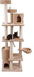 Armarkat Royal Perch Mansion 84-in Faux Fur Cat Tree, Beige