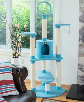 Show full view: Armarkat 66-in Faux Fleece Cat Tree & Condo slide 4 of 10