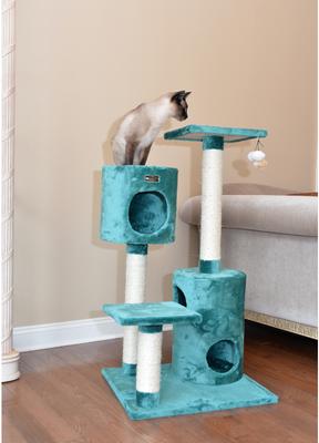 Show full view: Armarkat Classic Real Wood Cat Tree & Condo, Dark Green, 43-in slide 4 of 10