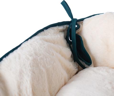 Show full view: Armarkat Bolster Dog Bed, Laurel Green/Ivory, Large slide 7 of 11