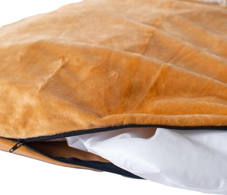 Show full view: Armarkat Bolster Cat & Dog Bed, Brown, Large slide 7 of 11