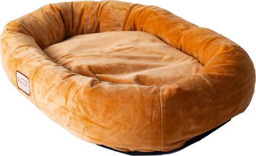 Show full view: Armarkat Bolster Cat & Dog Bed, Brown, Large slide 4 of 11