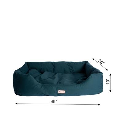 Show full view: Armarkat Bolster Cat & Dog Bed, Laurel Green, X-Large slide 8 of 11