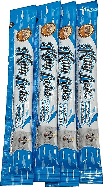 Show full view: Rena's Recipe Kitty Licks Tuna Variety Lickable Cat Treats, 60 count slide 6 of 11
