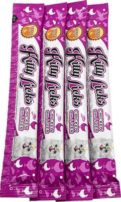 Show full view: Rena's Recipe Kitty Licks Chicken Variety Lickable Cat Treats, 60 count slide 6 of 10