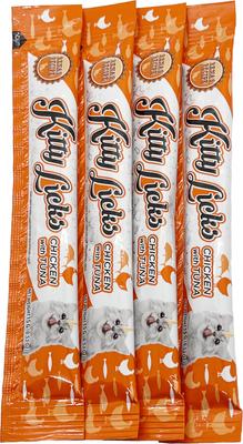 Show full view: Rena's Recipe Kitty Licks Chicken Variety Lickable Cat Treats, 60 count slide 5 of 10