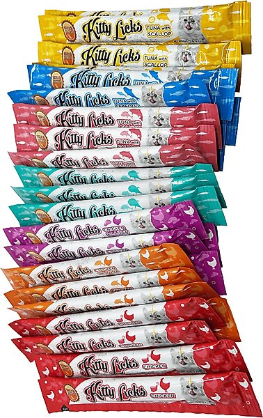 Show full view: Rena's Recipe Kitty Licks Lickable Cat Treats, 28 count slide 5 of 12