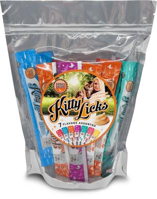 Show full view: Rena's Recipe Kitty Licks Lickable Cat Treats, 28 count slide 4 of 12