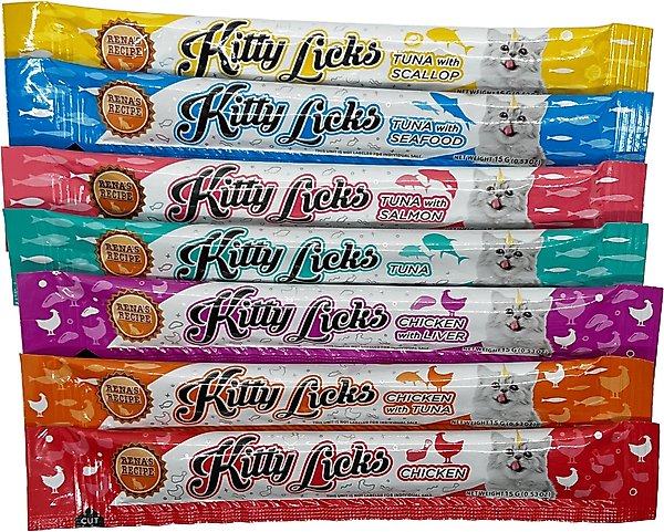 Show full view: Rena's Recipe Kitty Licks Lickable Cat Treats, 28 count slide 6 of 12