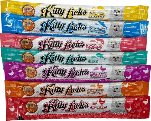 Show full view: Rena's Recipe Kitty Licks Lickable Cat Treats, 28 count slide 6 of 12