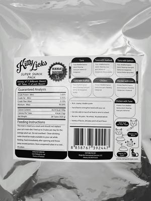 Show full view: Rena's Recipe Kitty Licks Lickable Cat Treats, 28 count slide 3 of 12