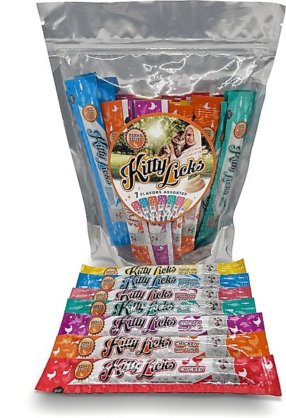 Show full view: Rena's Recipe Kitty Licks Lickable Cat Treats, 28 count slide 1 of 12