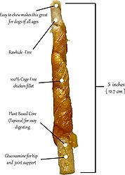 Rena's Recipe Chicken Twisty Sticks Dog Chew Treats, 8-oz bag, 3 count slide 2 of 5