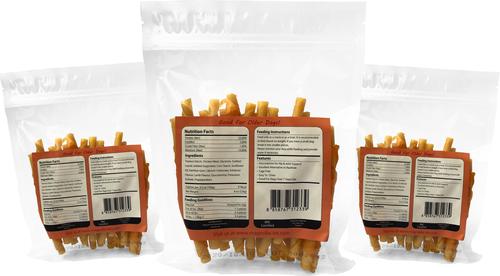 Show full view: Rena's Recipe Chicken Twisty Sticks Dog Chew Treats, 8-oz bag, 3 count slide 3 of 8