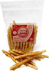 Rena's Recipe Chicken Twisty Sticks Dog Chew Treats, 8-oz bag, 1 count