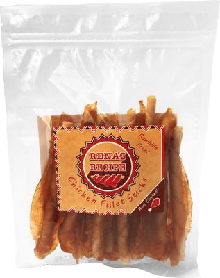 Show full view: Rena's Recipe Chicken Fillet Sticks Dog Chew Treats, 8 count slide 4 of 8