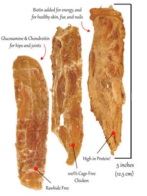 Show full view: Rena's Recipe Chicken Steak Strips Dog Jerky Treats, 90 count slide 4 of 7