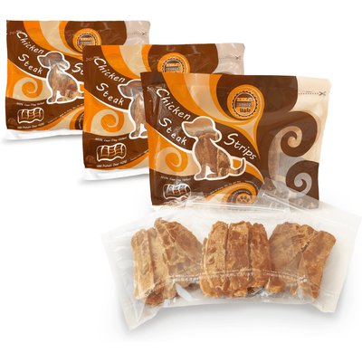 Rena's Recipe Rena's Recipe Chicken Steak Strips Dog Jerky Treats, 90 count