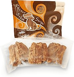 Rena's Recipe Chicken Steak Strips Dog Jerky Treats, 30 count slide 1 of 5