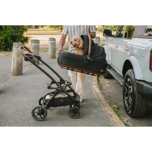 Tavo Pets Maeve + Roscoe 3-in-1 Dog & Cat Car Seat Travel System, Onyx, 7X