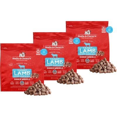 Stella & Chewy's Stella & Chewy's Dandy Lamb Morsels Frozen Raw Dog Food, 12-lb bundle