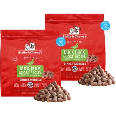 Stella & Chewy's Stella & Chewy's Duck Duck Goose Morsels Frozen Raw Dog Food, 8-lb bundle
