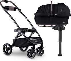 Tavo Pets Maeve + Roscoe 3-in-1 Dog & Cat Car Seat Travel System, Onyx, 7X