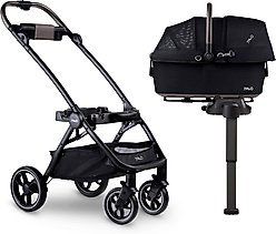 Tavo Pets Maeve + Roscoe 3-in-1 Dog & Cat Car Seat Travel System, Onyx, 6X