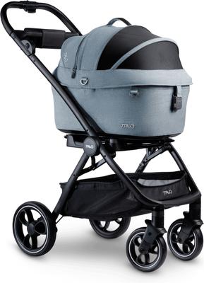 Show full view: Tavo Pets Maeve + Roscoe 3-in-1 Dog & Cat Car Seat Travel System, Skye, 5X slide 4 of 9